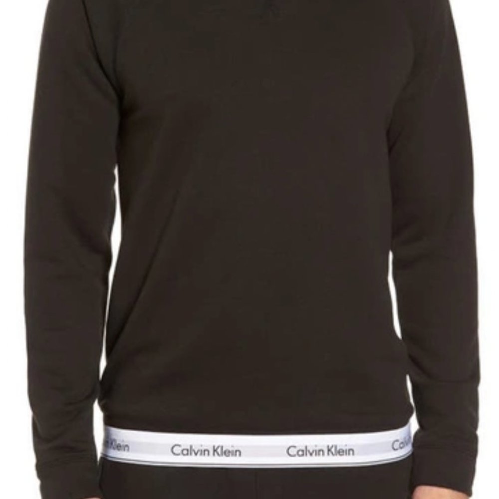 Mens Large Black Calvin Klein Lounge Sweater